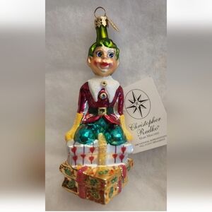 Christopher Radko 'Mary Mischief' Glass Ornament with Tag, Like New
